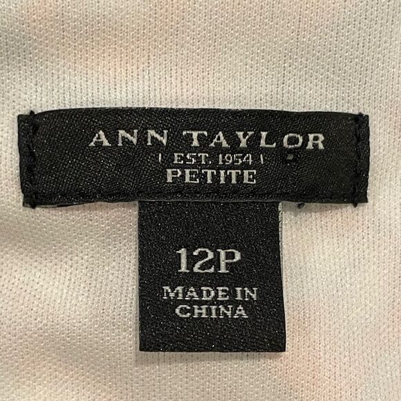 Ann‎ Taylor Sleeveless Keyhole Midi Sheath Dress Orange Blue White Paisley 12P - Picture 7 of 9